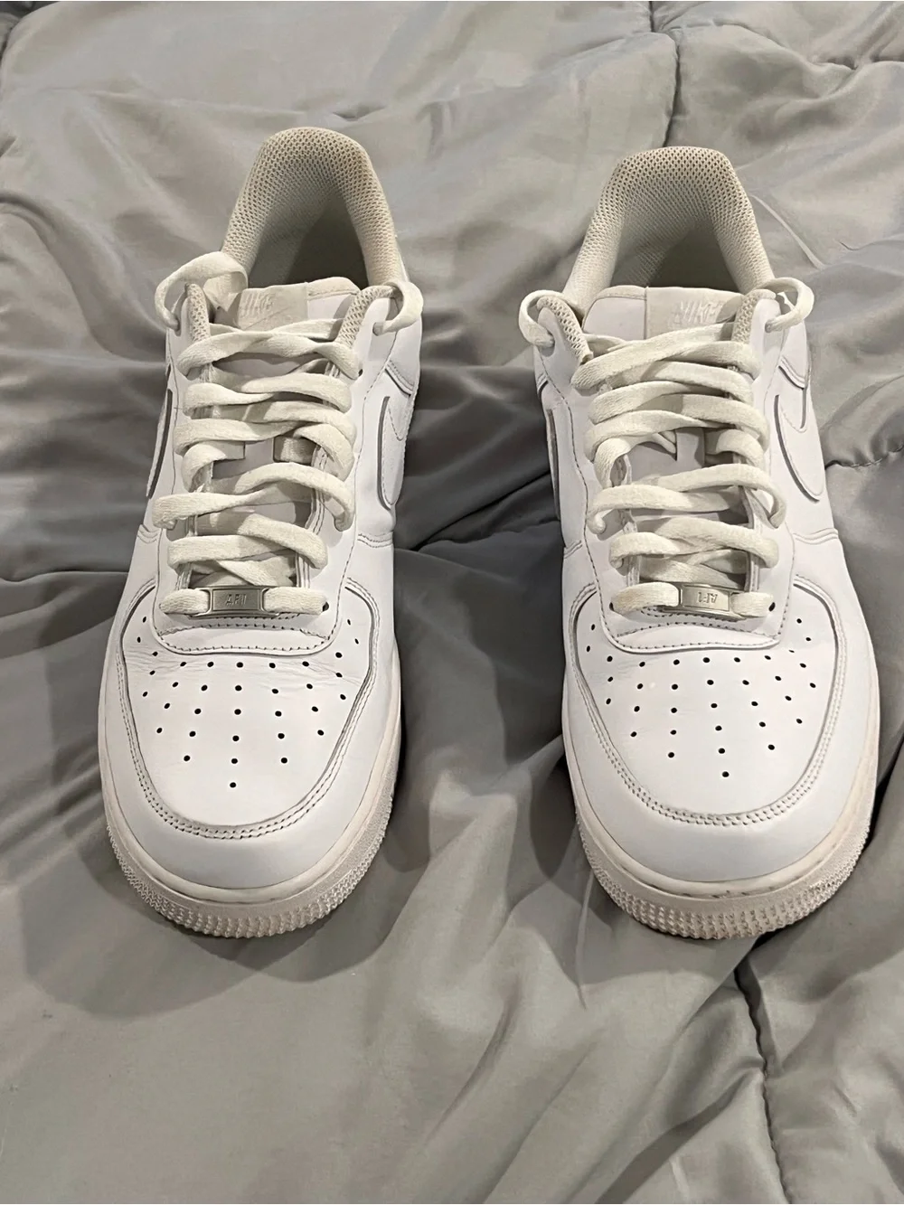 Nike Air Force 1 Triple White Leather Casual Men's Size US 11.5
